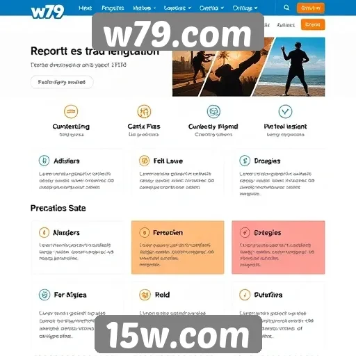 Recursos e funcionalidades do site w79.com